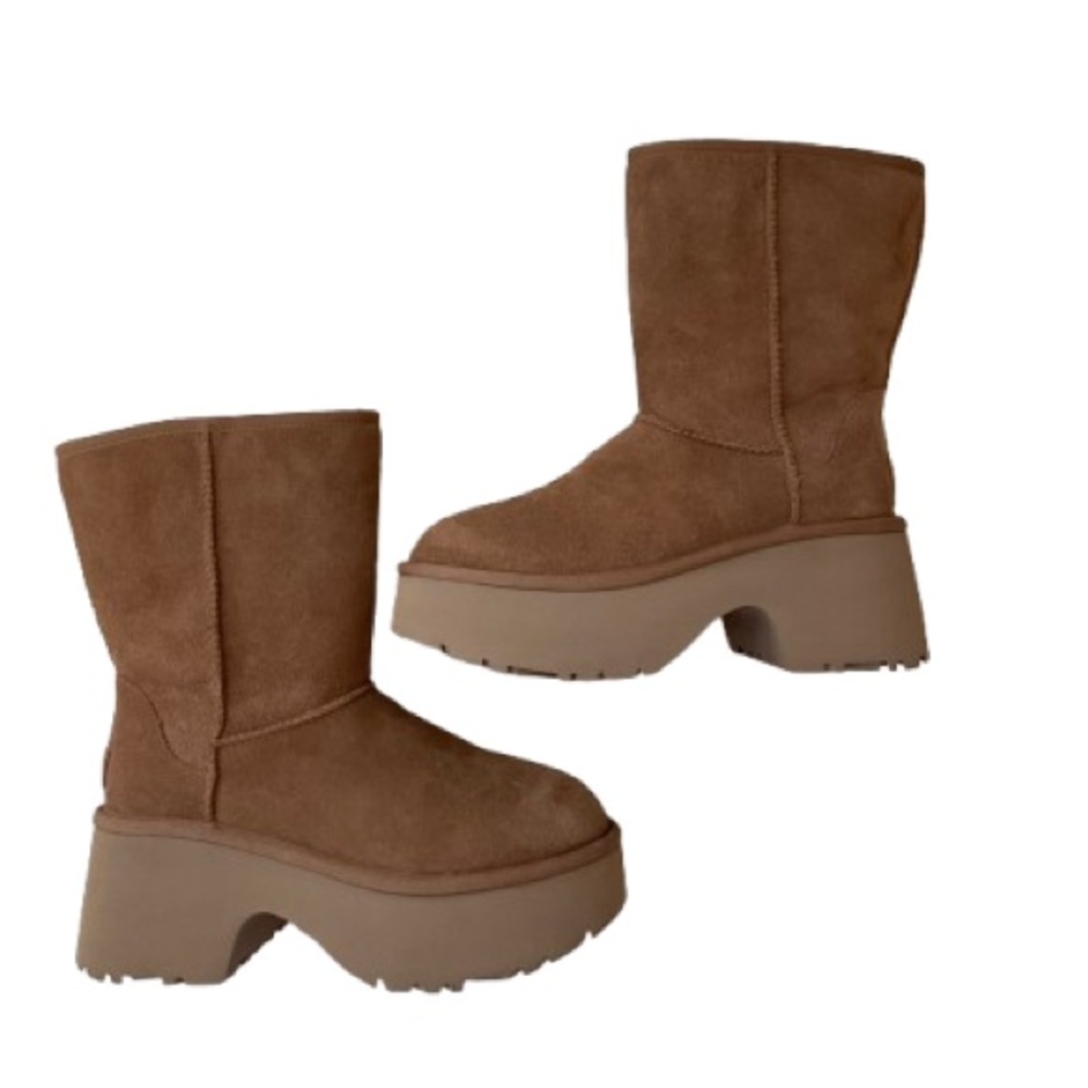 UGG Suede Platform Boots